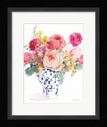 Framed Sunday Bouquet II Print