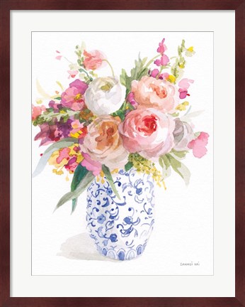Framed Sunday Bouquet I Print