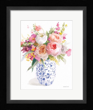 Framed Sunday Bouquet I Print