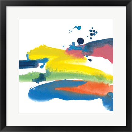 Framed Jewel Abstraction IV Print