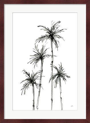 Framed Shadow Palms III Print