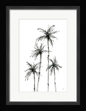 Framed Shadow Palms III Print