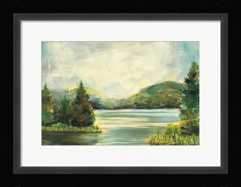 Framed Silver Lake Light Crop Print