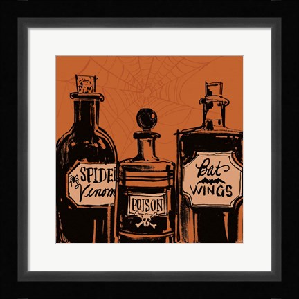 Framed Haunted IX Print