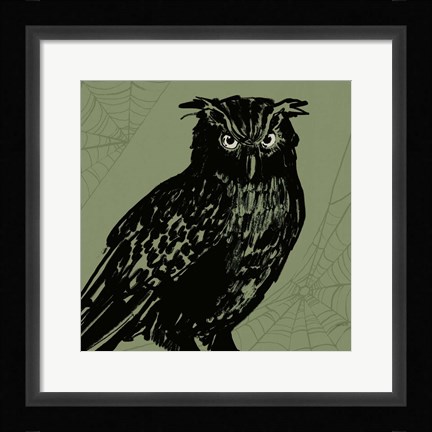 Framed Haunted X Print