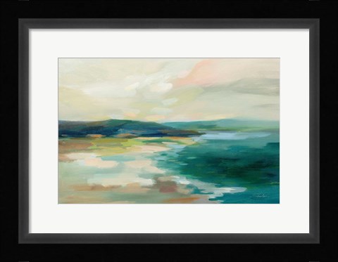 Framed Pastel Lake Print