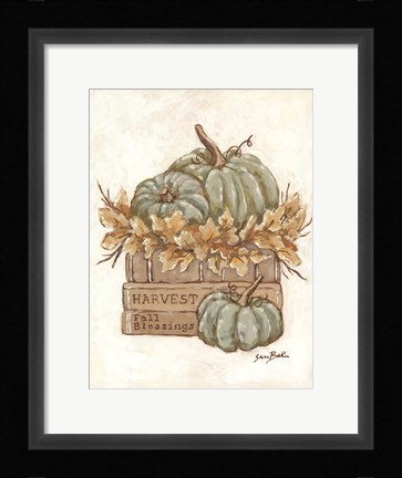 Framed Harvest Your Blessings Print