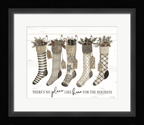 Framed There's No Place Like Home Print