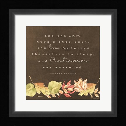 Framed Sun Took a Step Back Print