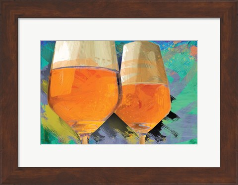 Framed Southbrook Orange Print