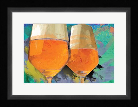 Framed Southbrook Orange Print