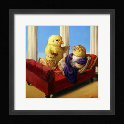 Framed Emperor's Lunch Print