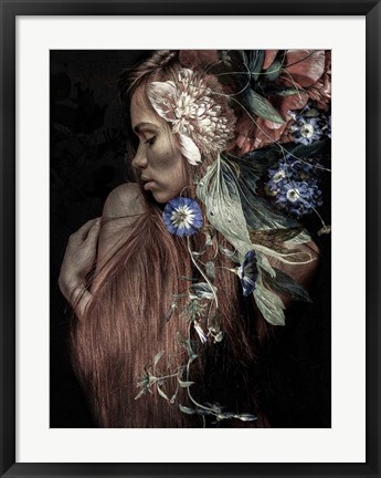Framed Botanical Woman No. 1 Print