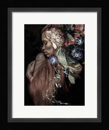 Framed Botanical Woman No. 1 Print