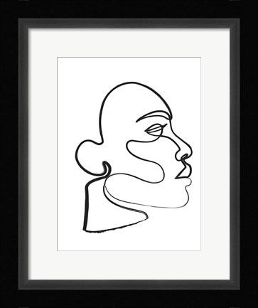 Framed Silhouette III Print