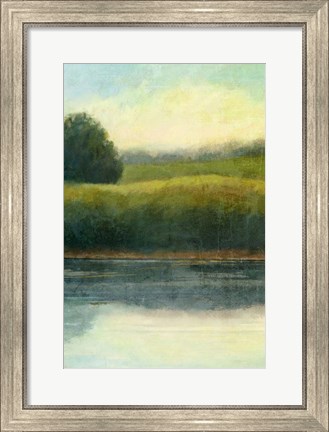 Framed Riverbank 1 Print