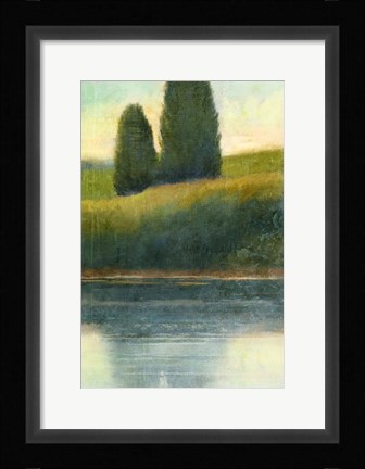 Framed Riverbank 2 Print