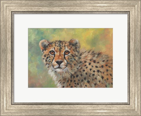 Framed Cheetah Portrait Print