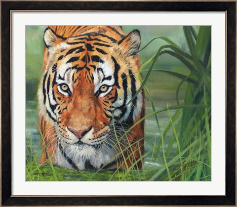 Framed Tiger Grass Print