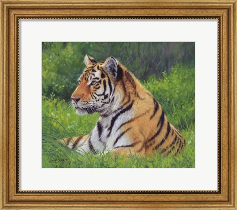 Framed Tiger Grass Print
