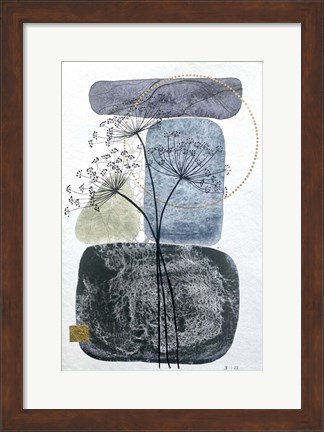 Framed Abstract Botanical 5 Print