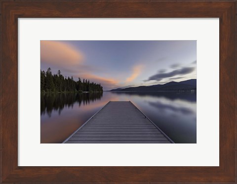 Framed Priest Lake Print