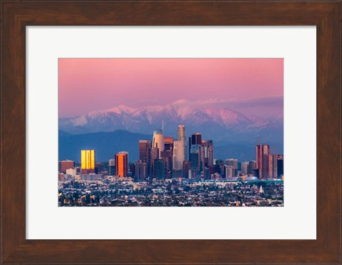 Framed City Skyline Print