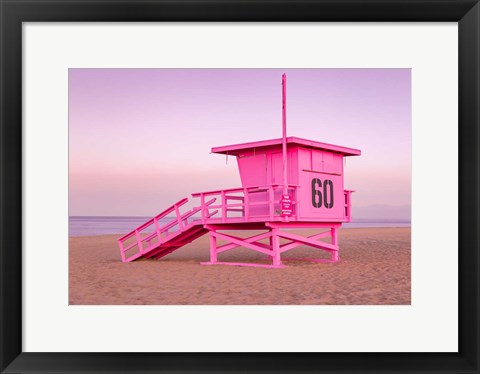 Framed Pink Tower Print