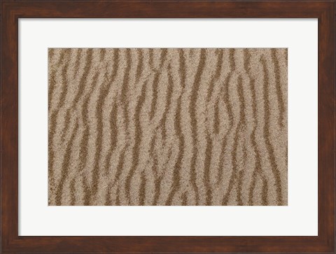 Framed Sand Patterns Print