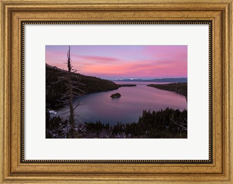 Framed Tahoe Emerald Bay Print