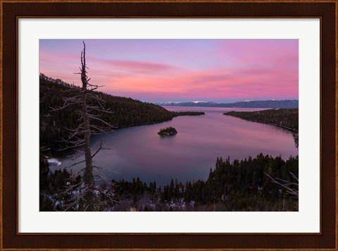 Framed Tahoe Emerald Bay Print