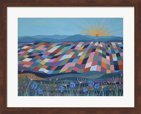 Framed Colorful Sunrise Print