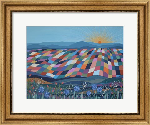 Framed Colorful Sunrise Print