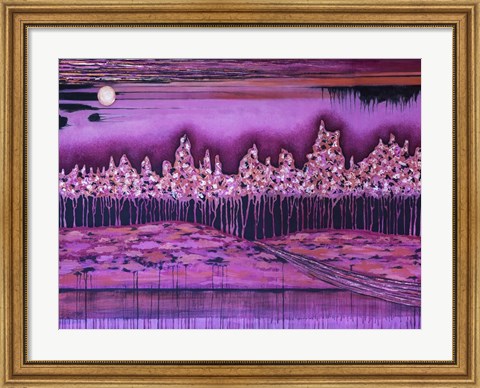 Framed Pink Moon Print
