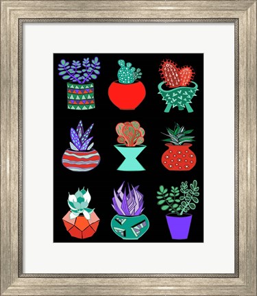 Framed Cacti Print