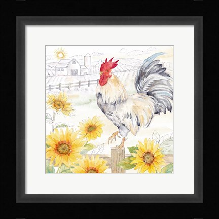 Framed Good Morning Sunshine II Print