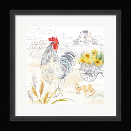 Framed Good Morning Sunshine IV Print