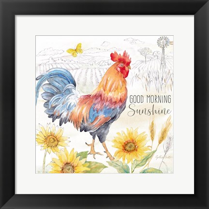 Framed Good Morning Sunshine V-Good Morning Print