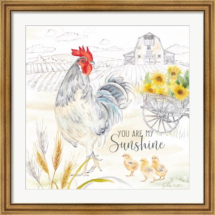 Framed Good Morning Sunshine VIII-My Sunshine Print