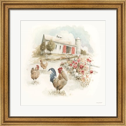 Framed Countryside XII Print