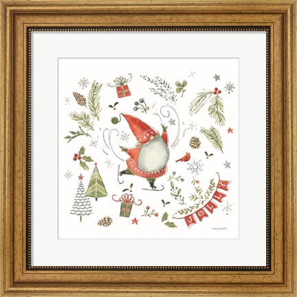 Framed Everyday Gnomes XII-Holiday Print