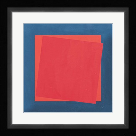 Framed Geo Core Bright Print