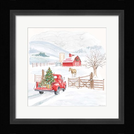 Framed Home For The Holidays IV Print