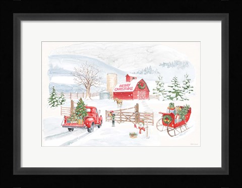 Framed Home For The Holidays I Print