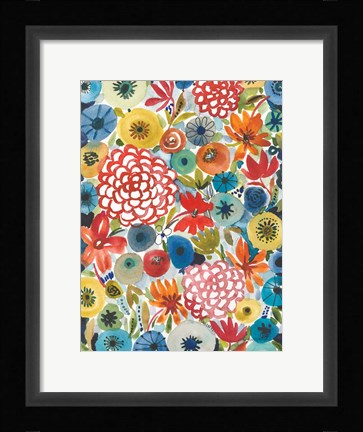 Framed Petal Play VI Print