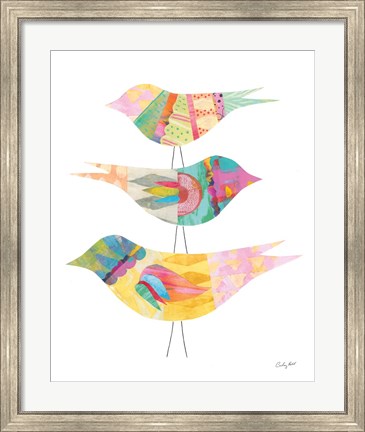 Framed Spring Birds II Print