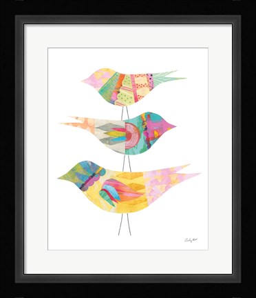 Framed Spring Birds II Print