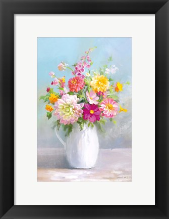 Framed Country Bouquet I Print