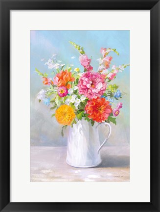 Framed Country Bouquet II Print