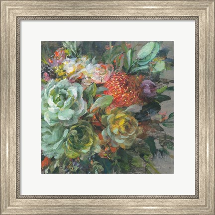 Framed Exotic Bouquet Print